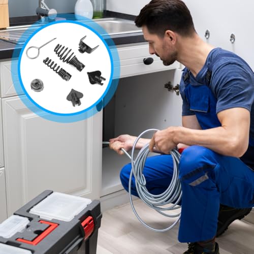 Joyzan Drain Cleaner Cutter Head, Pipeline Cleaning Cutting Set - Image 5