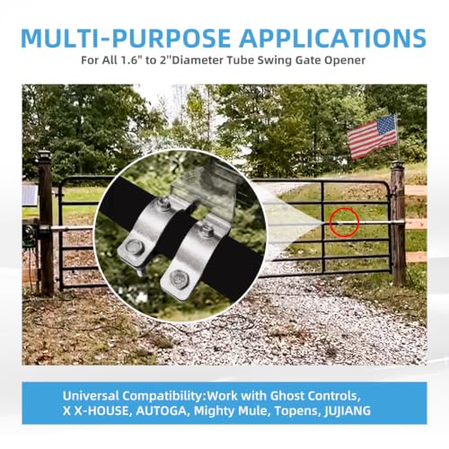 Universal Tube Gate Bracket Kit for Automatic Swing Gate Opener - Image 6