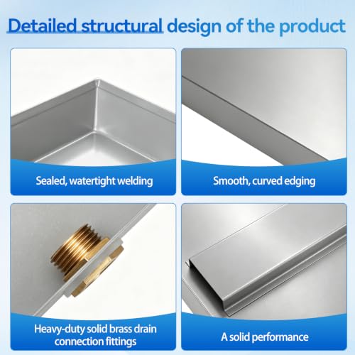 Steam Generator Drain Pan 21 x 10 x 2 Built in Generator - Image 6