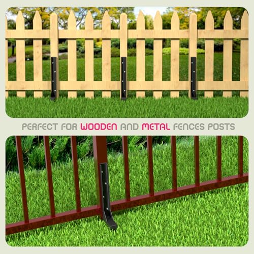 Fence Post Repair Kit, Heavy Duty Steel Ground Anchor Spike - Image 7