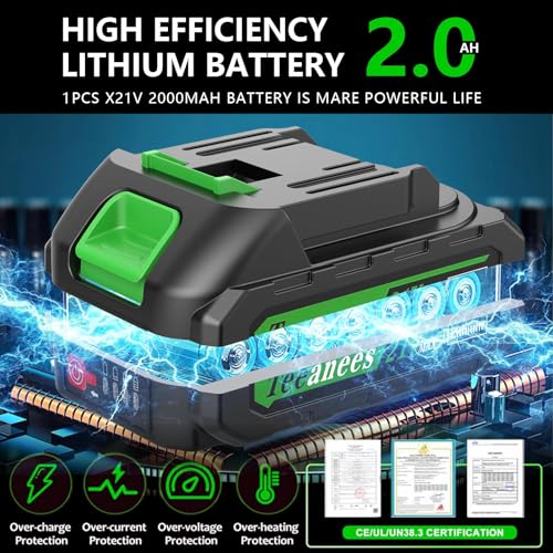 Mini Chainsaw Cordless, 6-Inch Small Electric Chainsaw - Image 3
