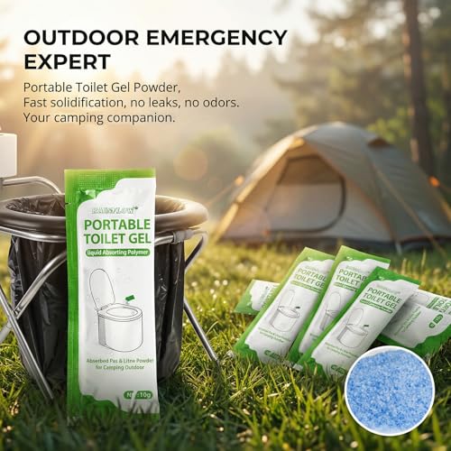 RAINFLOW Absorbent Gel Powder - 28PCS Urine Gel | Bathroom Essentials - Image 3