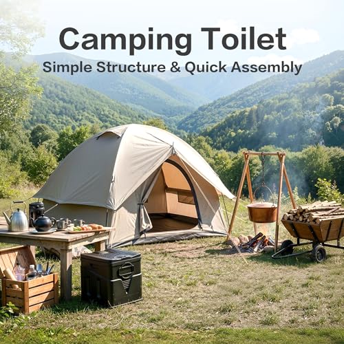 Portable Toilet,Camping Toilet Have Small Foldable Size. - Image 3