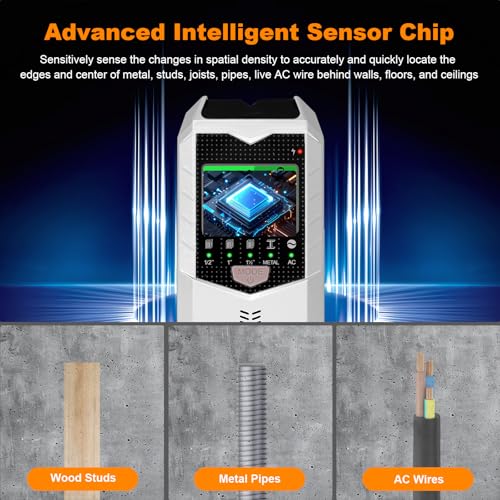 Stud Finder Wall Scanner, 5 in 1 Stud Detector with Smart - Image 3