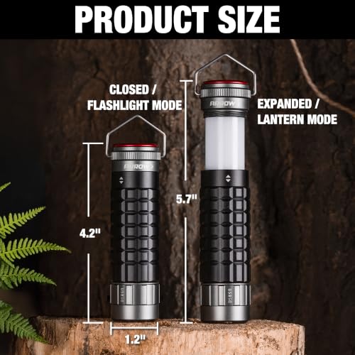 Arrow 2-in-1 Portable Camping Lantern and Flashlight with 3 Modes - Image 4