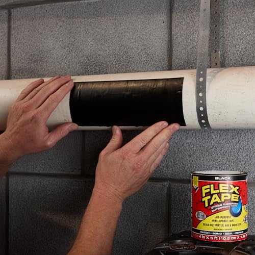 Flex Tape Strong Rubberized Waterproof Tape, Black - Image 3