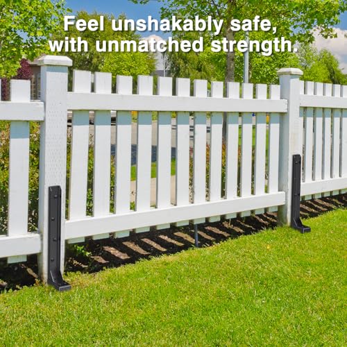 Fence Post Repair Kit 2 Pack, Heavy Duty Fence Post Anchor - Image 6