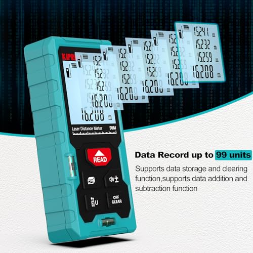 Kiprim LD50E Laser Distance Measure,165ft/50M - Image 5