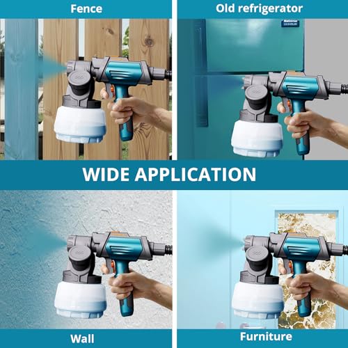 Tilswall Shark800 Paint Sprayer HVLP 800W Electric Spray | Home Repair - Image 7