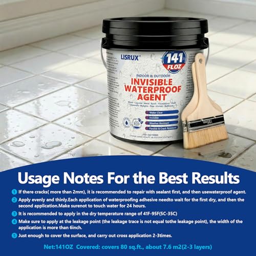 Transparent Waterproof Sealant, 141 Oz Invisible Waterproof Agent - Image 6