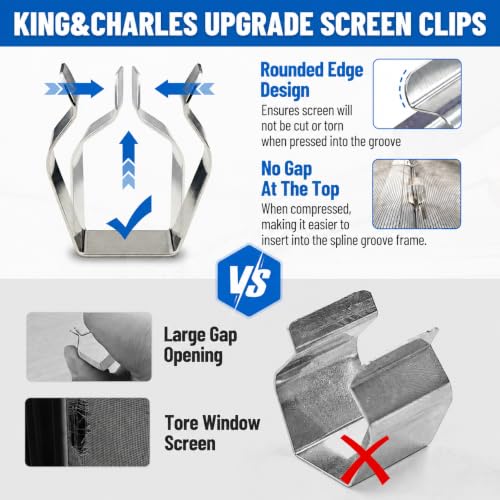 King&Charles Window Screen Replacement, 6in1 Window Screen - Image 7