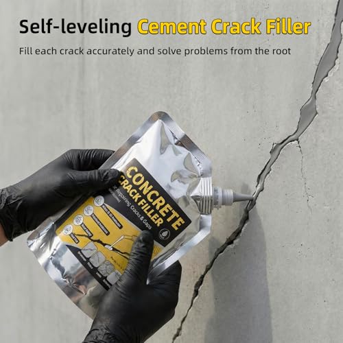 Pack of 4 Self Leveling Concrete Crack Filler, Cement | Home Repair - Image 3