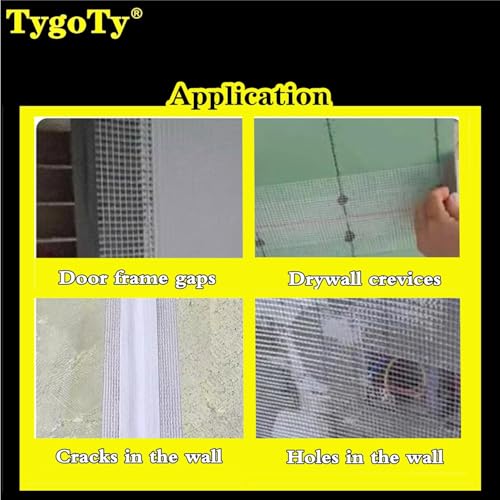Drywall Joint Mesh Tape 2“×180 Ft，Strong Self-Adhesive | Home Repair - Image 8