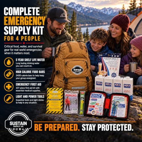 Ready America 70492 Comfort Sustain Supply 4Person 3Day - Image 3