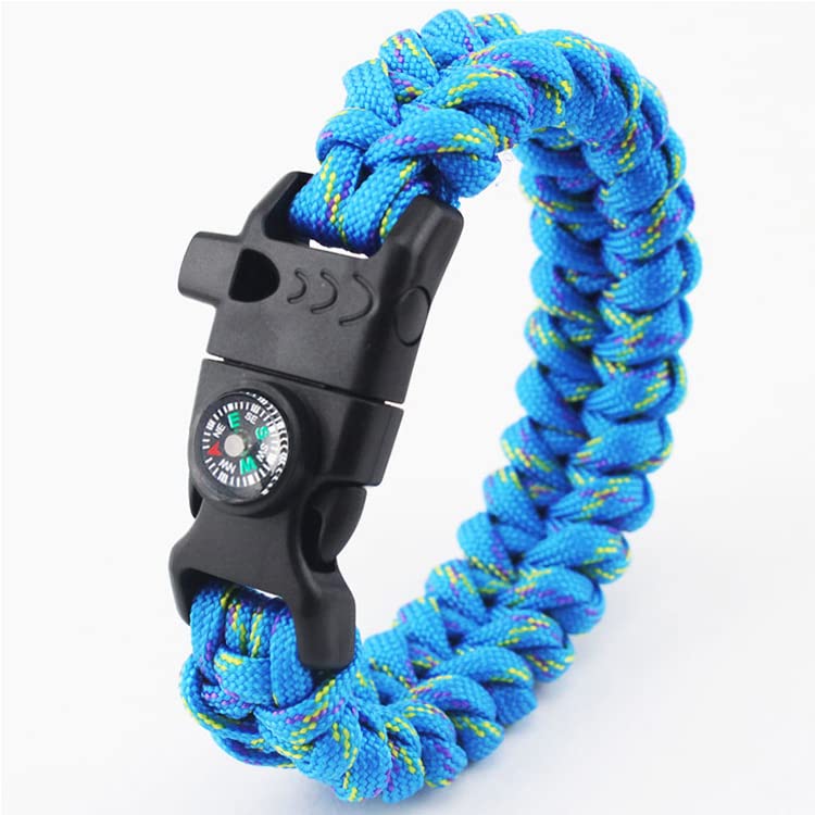 Paracord Buckle with Whistle Compass, Side Release Plastic - Image 3