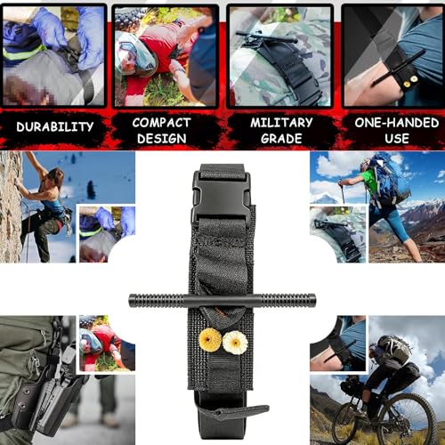 IFAK Trauma Kit with Emergency Compression Strap, 6-Inch Bandage - Image 5
