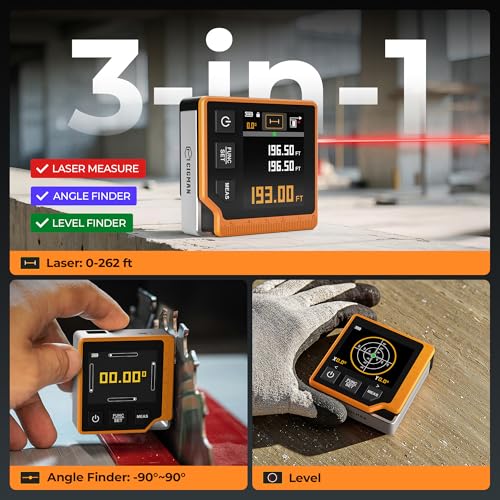 Laser Measuring Tool, 262ft Laser Measure with Digital - Image 3