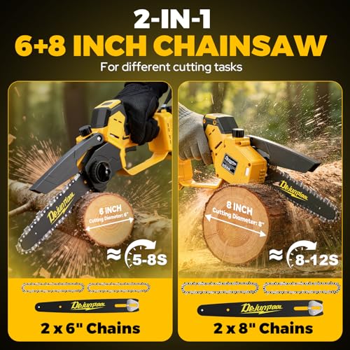 Cordless Mini Chainsaw Compatible with Dewalt 20V MAX - Image 7
