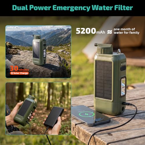 Portable Electric Water Filter – 0.01 Micron Camping Water - Image 5