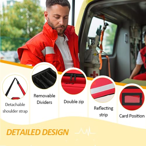 Medical Bag,First Aid Bag,First Responder Bag | Home Organization - Image 6