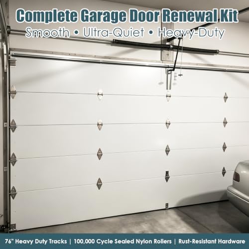 Garage Door Vertical Track Rail Replacement Kit for 7' Height - Image 4