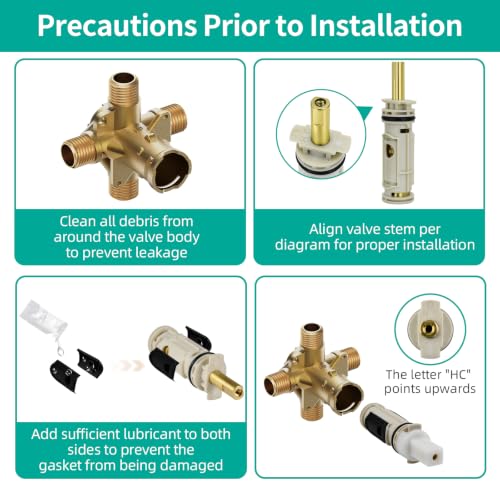 1222 Replacement Cartridge Kit for Moen One Handle Posi - Image 5