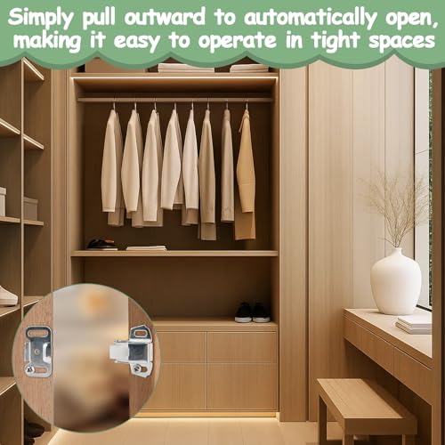 Mailbox Latch Replacement Kit, Cabinet Door Catch Roller - Image 5