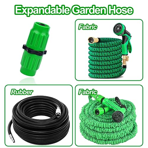 Expandable Garden Hose Repair Kit,4 PCS Dual-Channel Hose - Image 8