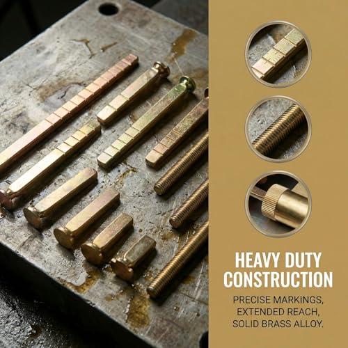 21-Piece Thick Door Extension Kit, Adjustable Deadbolt Tailpiece - Image 4