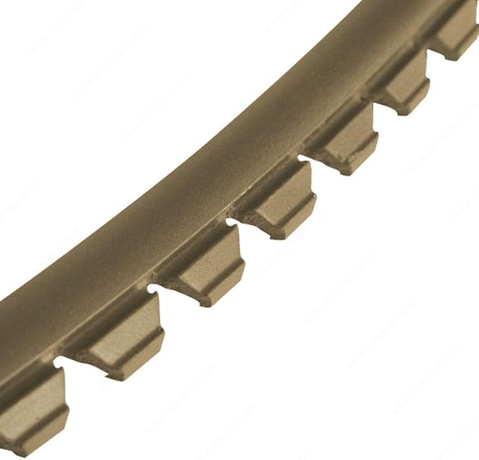 Sommerfeld's Fruitwood (Light Brown) Vinyl Glass Retainer Molding For Securing Glass in your Cabinet Doors and other applications