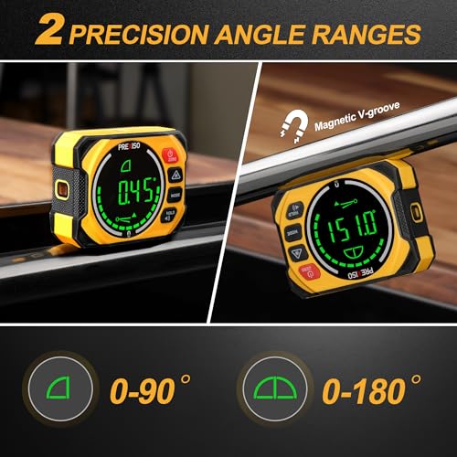 PREXISO 3-in-1 Magnetic Digital Angle Gauge, Digital Level - Image 5