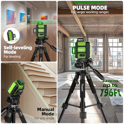 Huepar Laser Level 360 with Tall Tripod Self Leveling - Image 4