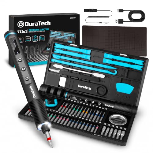 DURATECH 71-In-1 Mini Electric Screwdriver Set | Home Repair - Image 2