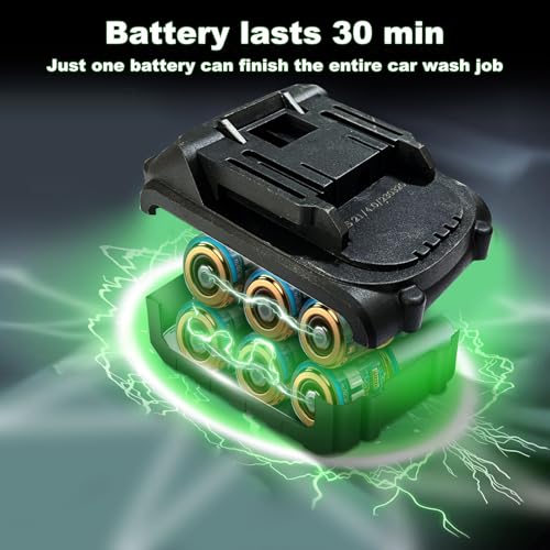 Portable Cordless Blade Blower, 6-in-1 Nozzle Powered - Image 4