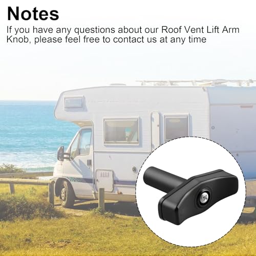 K1140-09 Manual Lift Knob Kit, Roof Vent Lift Arm Knob - Image 8