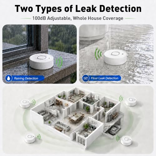 Water Leak Detector for Home Water Sensor Alarm Leak Detector - Image 4