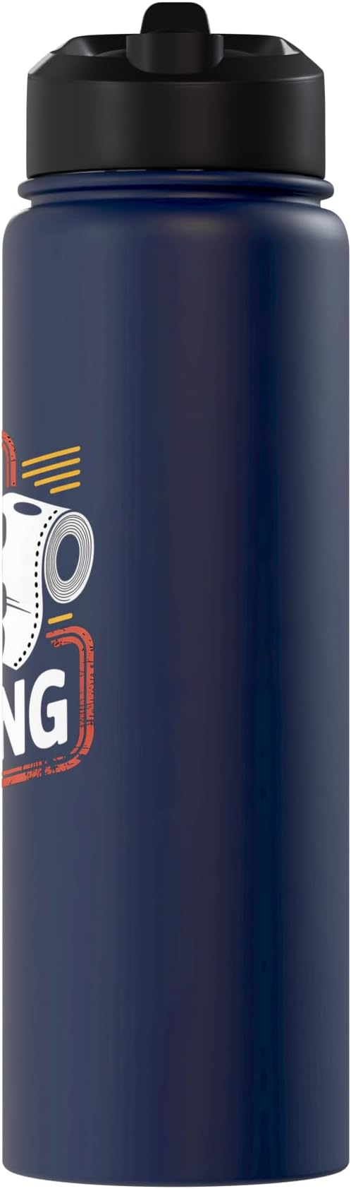 I Don't Wipe After Pooping Bathroom Gross Joke - Stainless Steel Insulated Water Bottle
