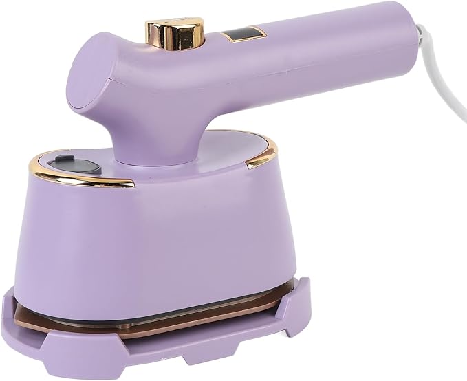 Portable Steam Iron, Mini Garment Steamer Handheld Ironing Machine with 120ml Large Suitable for Travel Home Use (US Plug 110V