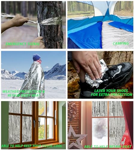 Emergency Myla Thermal Blanket Space Blanket Foil Blanket - Image 7