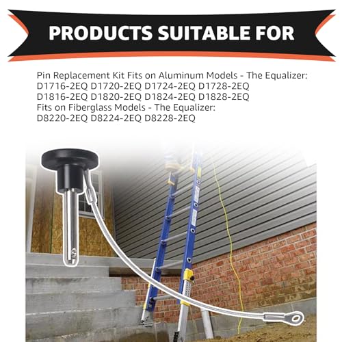 36-44 Extension Ladder Pin Kit for Werner Ladders Equalizer Part - Image 5