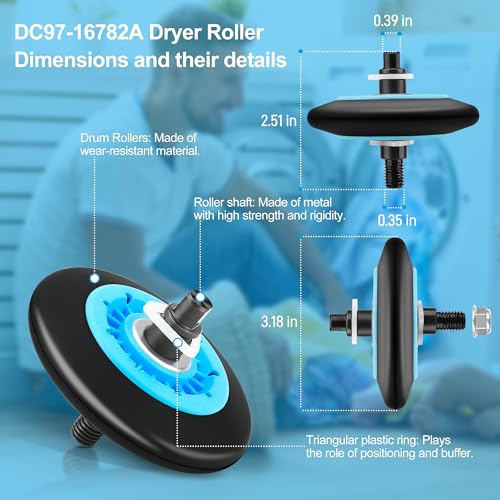 【UPGRADED】Sam-Sung DC97-16782A Dryer Repair Kit | Home Repair - Image 5