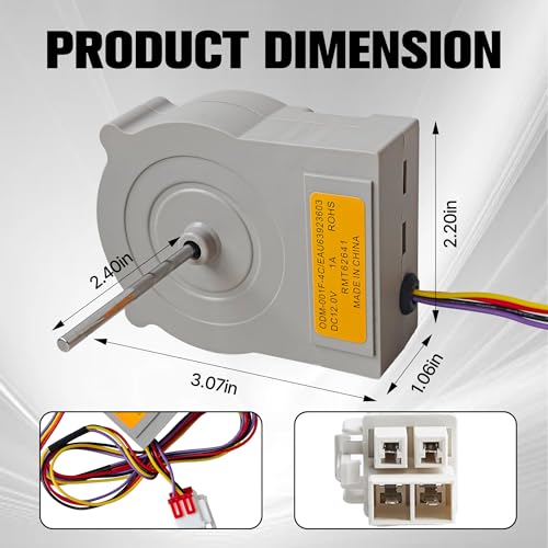 Replacement Refrigerator Evaporator Fan Motor Assembly - Image 4