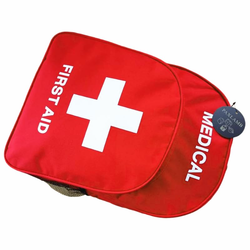 Red First Aid Bag Empty First Aid Backpack Empty Medical - Image 5