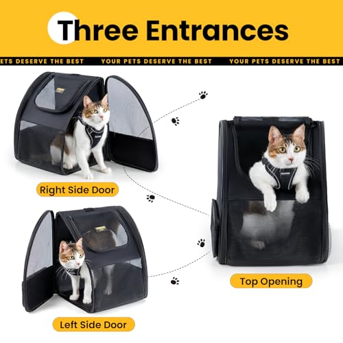Conlun Cat Backpack Carrier for Small Dogs and Cats Fit Up - Image 4