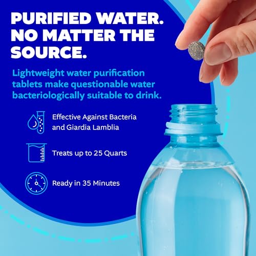Potable Aqua Water Purification Tablets, Portable | Travel Essentials - Image 4