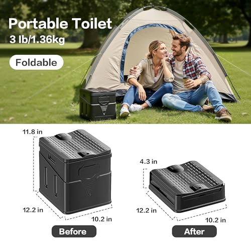 Portable Toilet,Camping Toilet Have Small Foldable Size. - Image 4