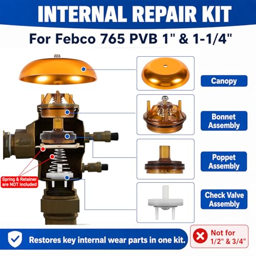 For Febco 765-1 Repair Kit, 765 1" & 1-1/4" Model - Image 4