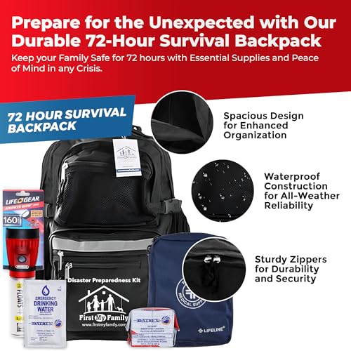 First My Family All-in-One 4 Person, 72 Hour Emergency - Image 3