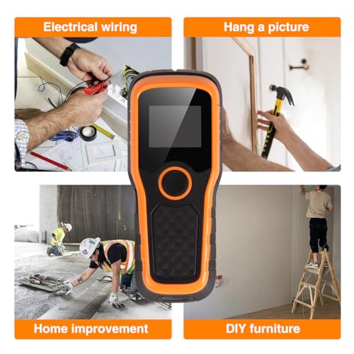 Wall Scanner 6 in 1 Stud Finder HD LCD for Wood Metal AC Wire - Image 6