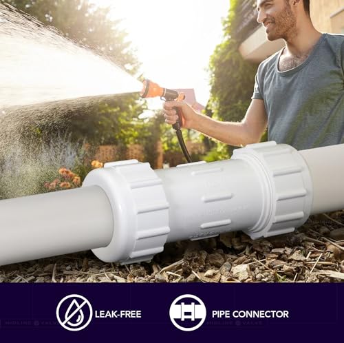 Midline Valve 582DD100 PVC Compression Coupling Pipe Fitting; 1 - Image 8